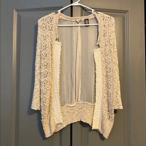 Women’s cream cardigan